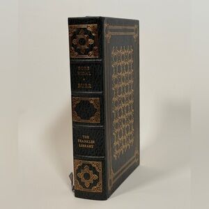 Signed Burr by Gore Vidal Franklin Library Limited Edition Leather Book